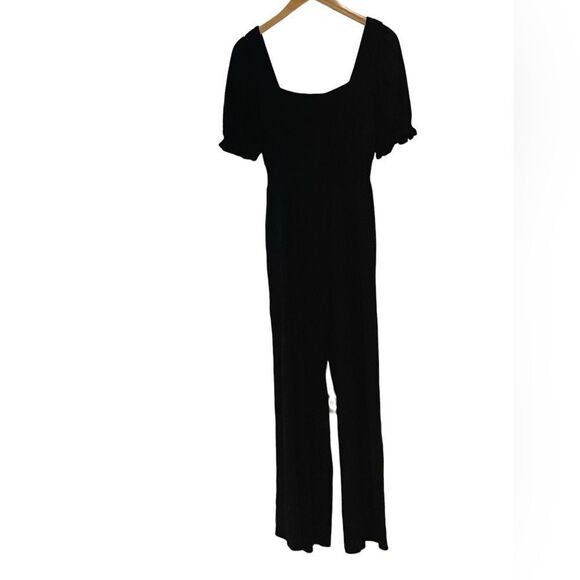 Forever 21 Wide-Leg Smocked Jumpsuit - Picture 6 of 7